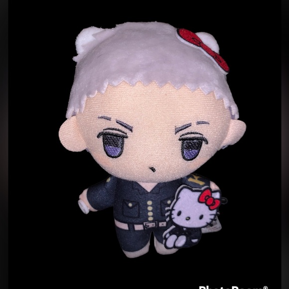 New Tokyo Revengers Anime Takashi Mitsuya X  Sanrio Hello Kitty Exclusive Plush - Picture 4 of 10